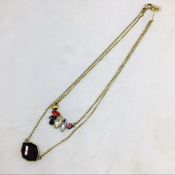 ‼️5 for $25 ‼️ Exquisite Statement Double Necklace - Picture 2 of 4